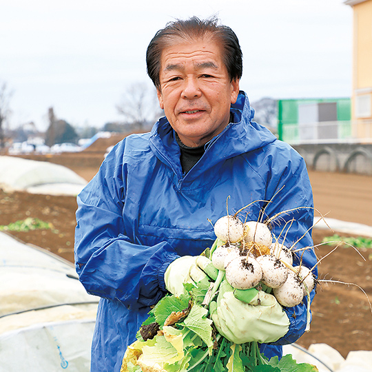 甘くきめ細やかな食感 小かぶ ふるさと探訪 Apron